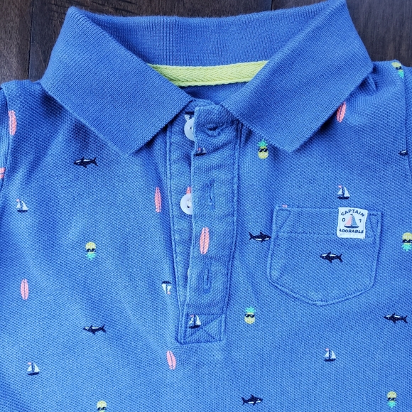 Carter's Boy Mesh Romper - Picture 3 of 4